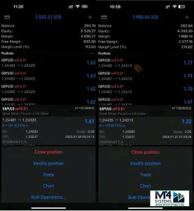 DOMINANT EA MT5 Result 1
