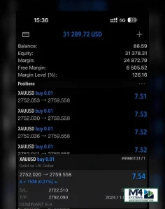 DOMINANT EA MT5 Result 3