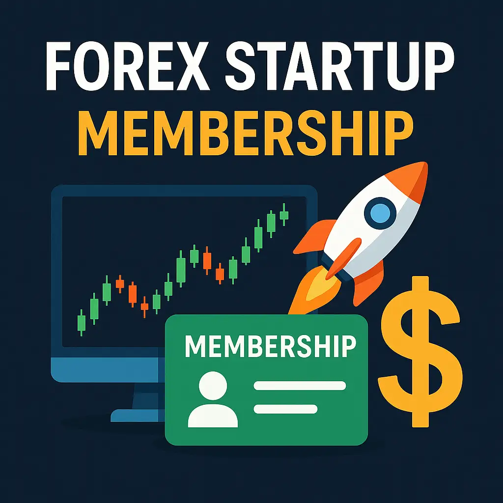 Forex trading tools membership with AI signals and profit charts