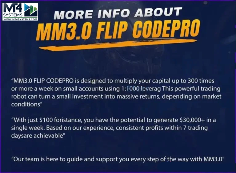 MM Flip CodePro EA MT4 v3.0