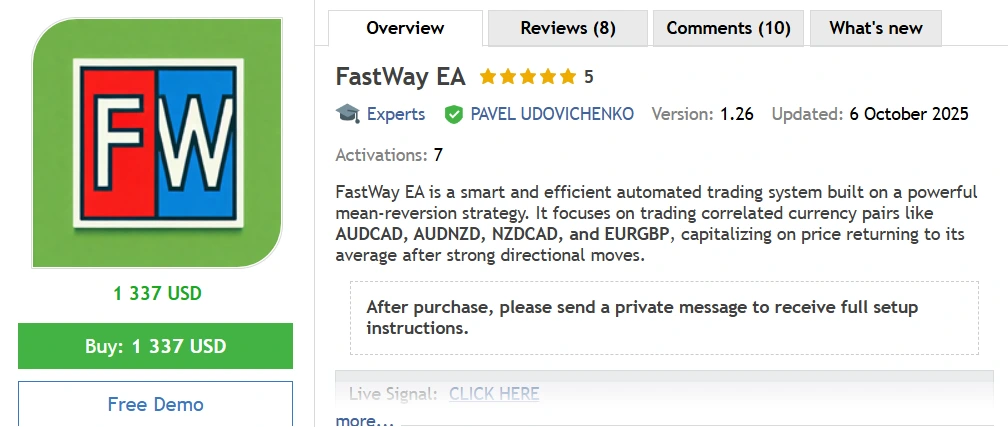 FastWay EA MT5